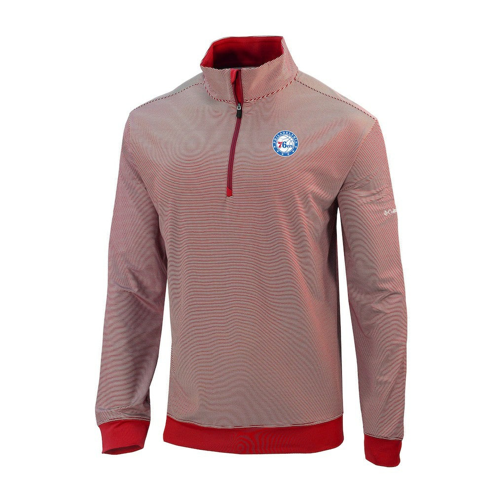 Philadelphia 76ers Omni-Wick Even Lie Quarter-Zip Top Online