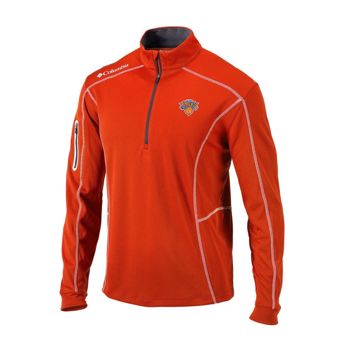 New York Knicks Omni-Wick Shotgun Quarter-Zip Jacket New