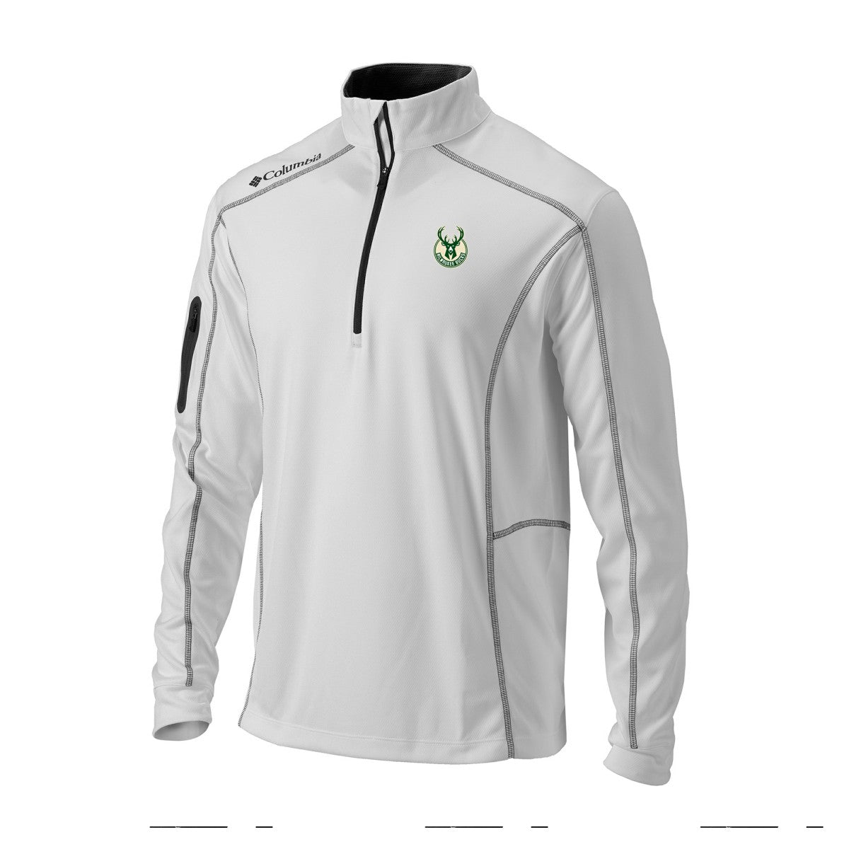 Milwaukee Bucks Omni-Wick Shotgun Quarter-Zip Jacket Discount