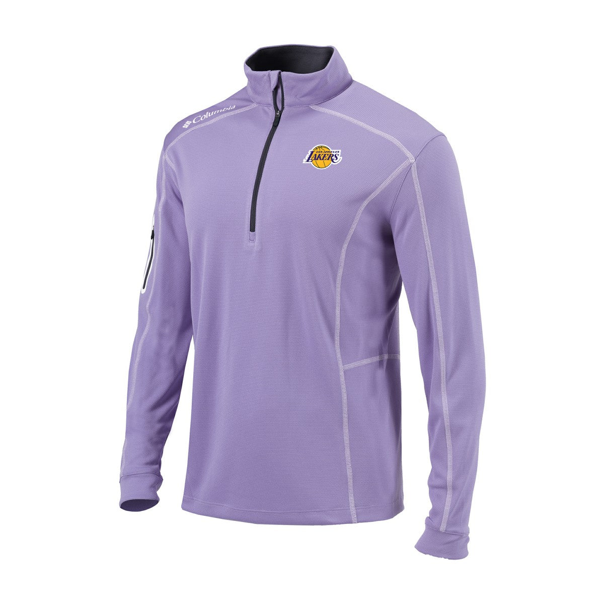 Los Angeles Lakers Omni-Wick Shotgun Quarter-Zip Jacket On Sale