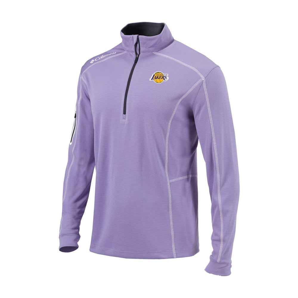 Los Angeles Lakers Omni-Wick Shotgun Quarter-Zip Jacket On Sale