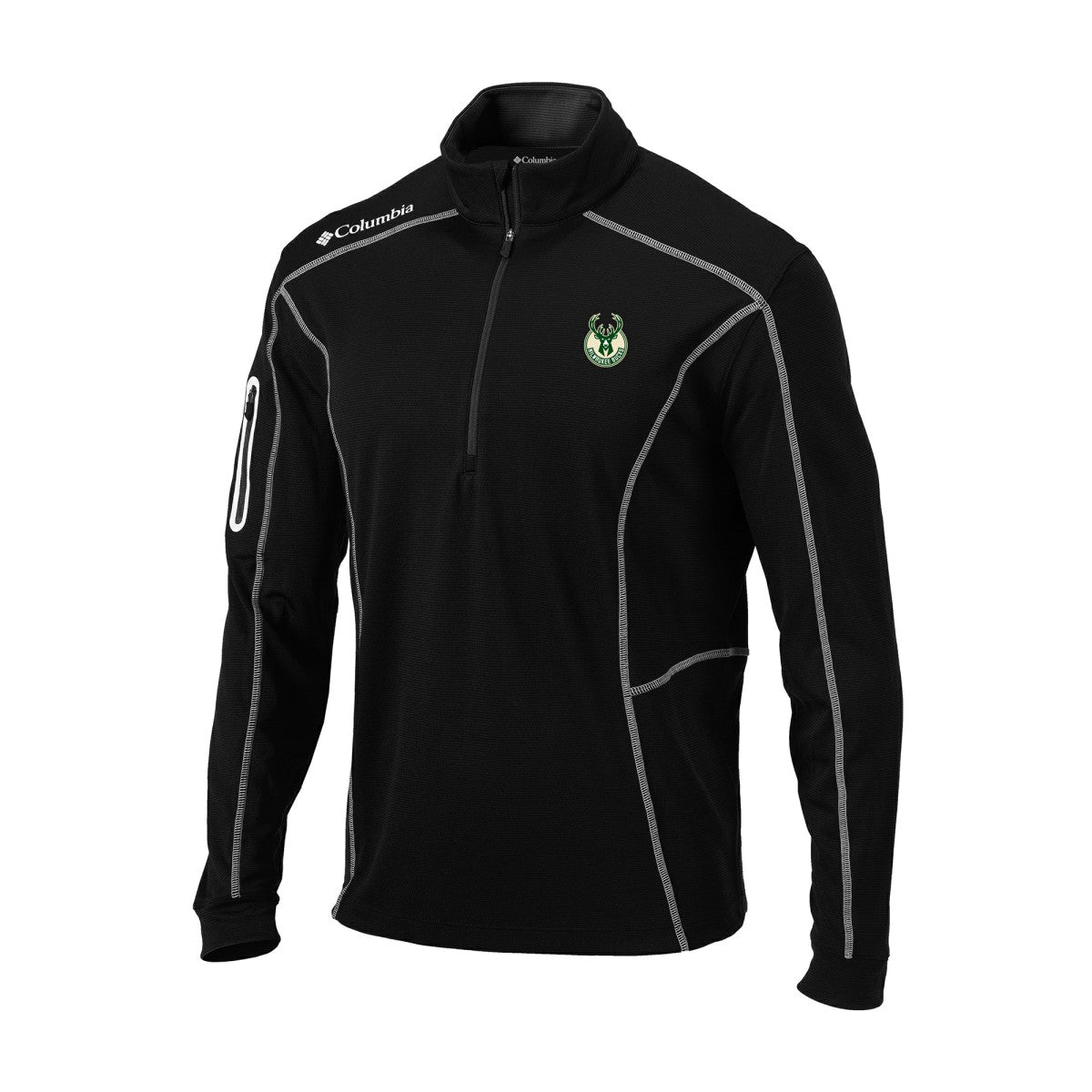 Milwaukee Bucks Omni-Wick Shotgun Quarter-Zip Jacket On Sale