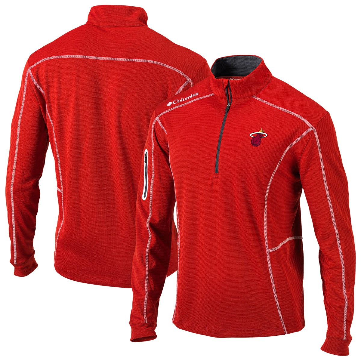 Miami Heat Omni-Wick Shotgun Quarter-Zip Jacket Online