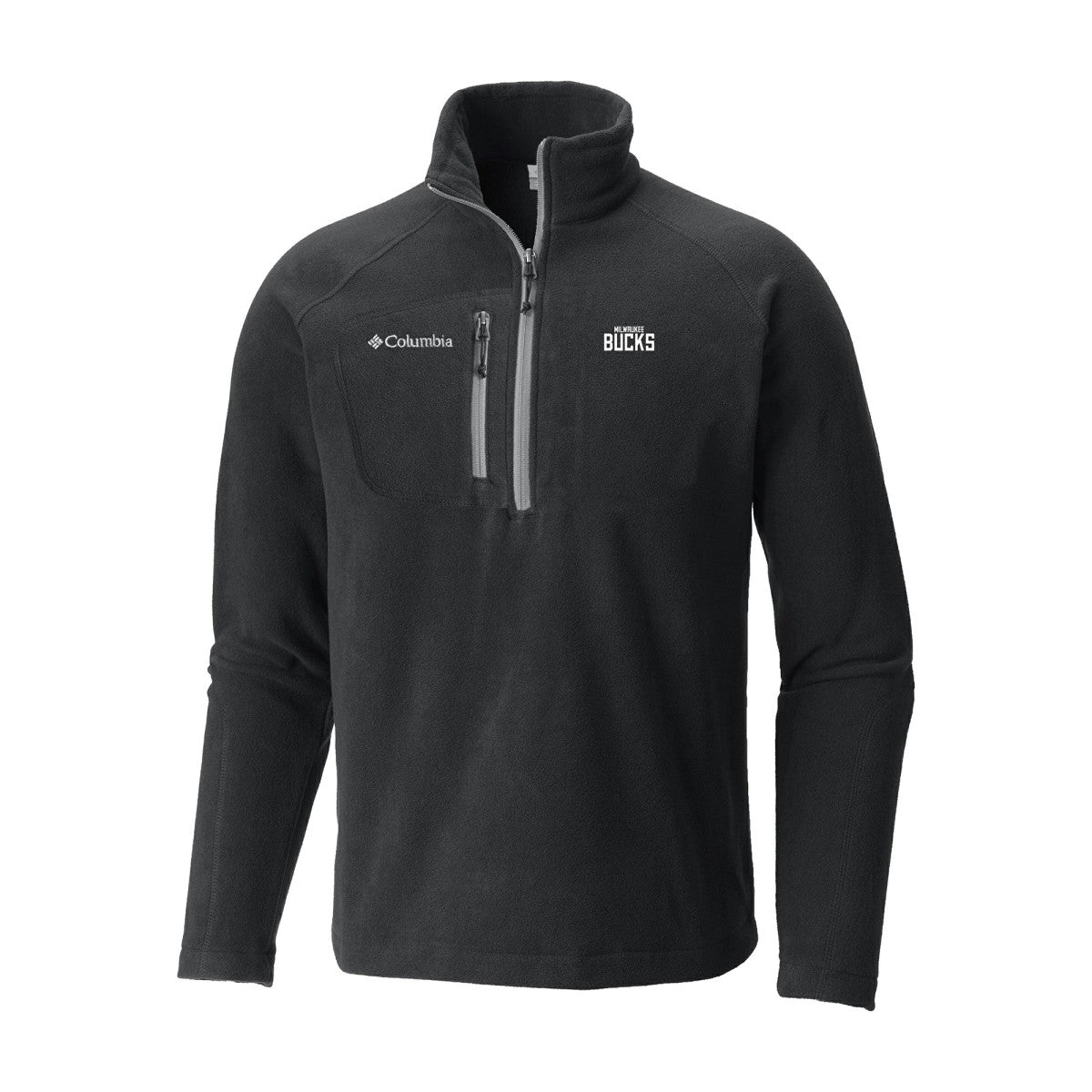 Milwaukee Bucks Fast Trek III Half-Zip Fleece Pullover On Sale