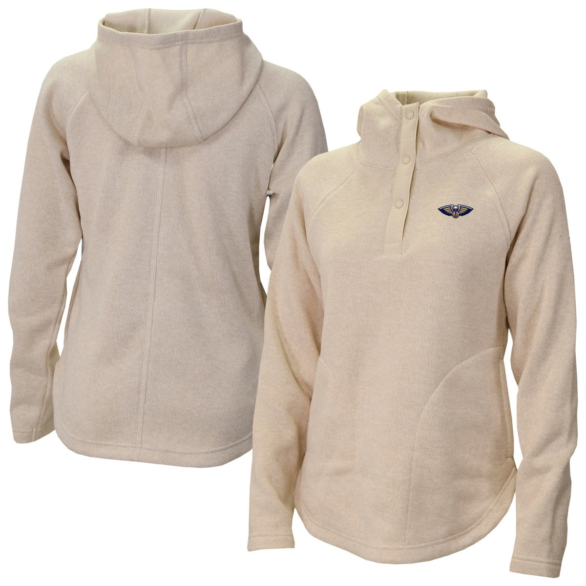 New Orleans Pelicans Women's Sweater Weather Quarter-Snap Hoodie Discount