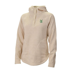 Milwaukee Bucks Women's Sweater Weather Quarter-Snap Hoodie Outlet