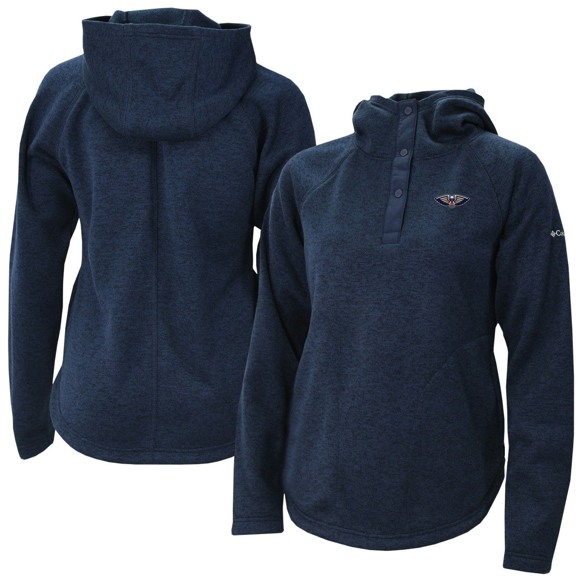 New Orleans Pelicans Women's Sweater Weather Quarter-Snap Hoodie Discount