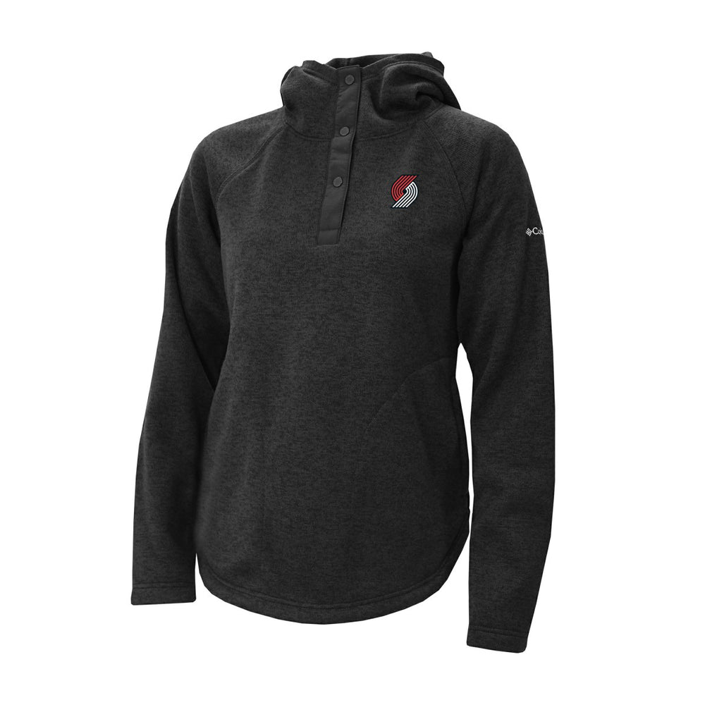 Portland Trail Blazers Women's Sweater Weather Quarter-Snap Hoodie Online