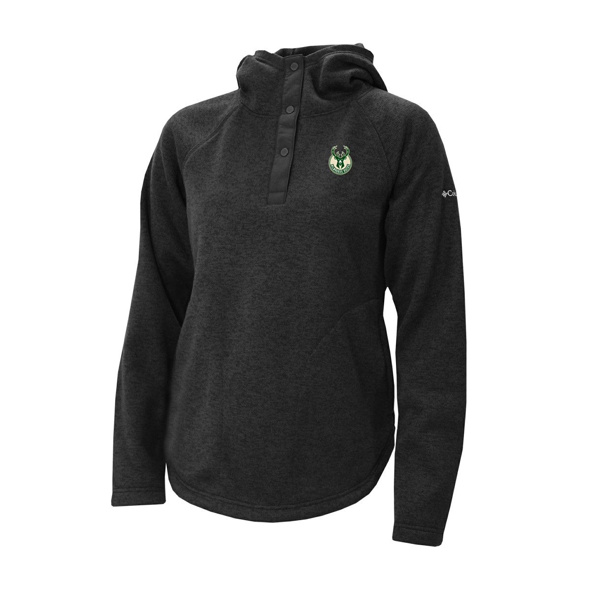 Milwaukee Bucks Women's Sweater Weather Quarter-Snap Hoodie On Sale