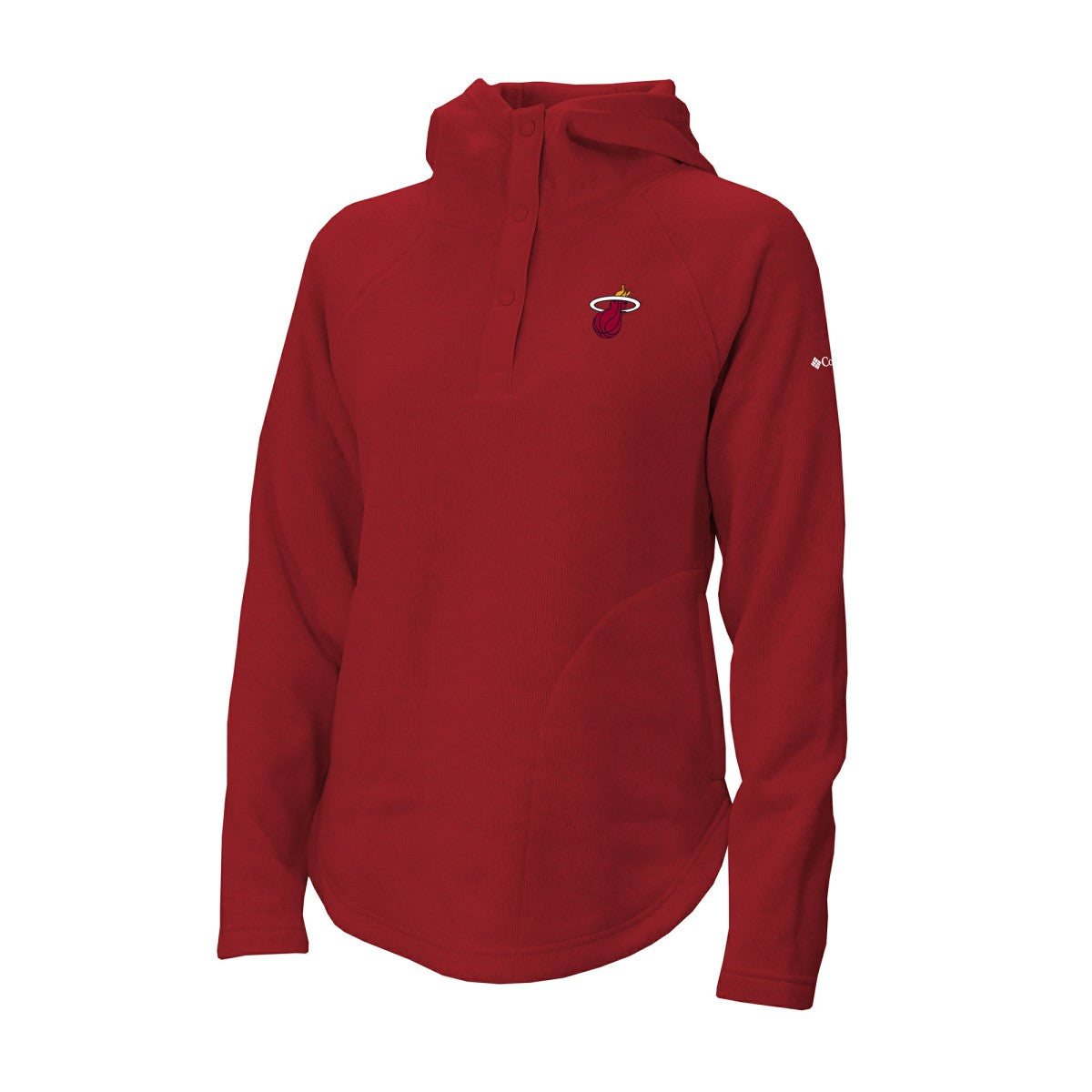 Miami Heat Women's Sweater Weather Quarter-Snap Hoodie Discount