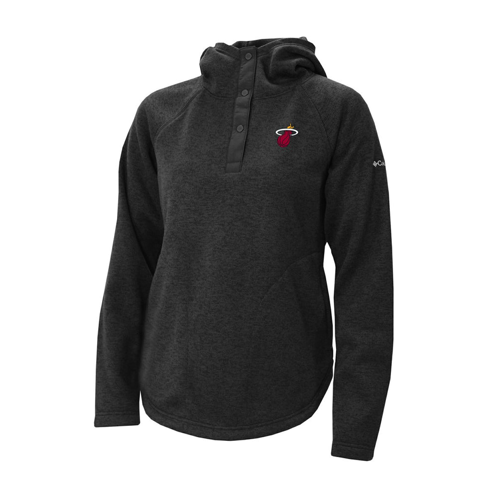 Miami Heat Women's Sweater Weather Quarter-Snap Hoodie Online