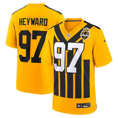 Pittsburgh Steelers Nike Cameron Heyward  Alternate 1933 Throwback Game Jersey