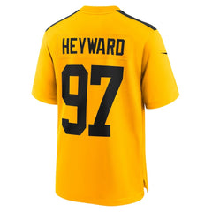 Pittsburgh Steelers Nike Cameron Heyward  Alternate 1933 Throwback Game Jersey
