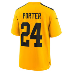 Pittsburgh Steelers Nike Joey Porter Jr.  Alternate 1933 Throwback Game Jersey