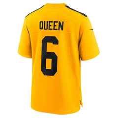 Pittsburgh Steelers Nike Patrick Queen  Alternate 1933 Throwback Game Jersey