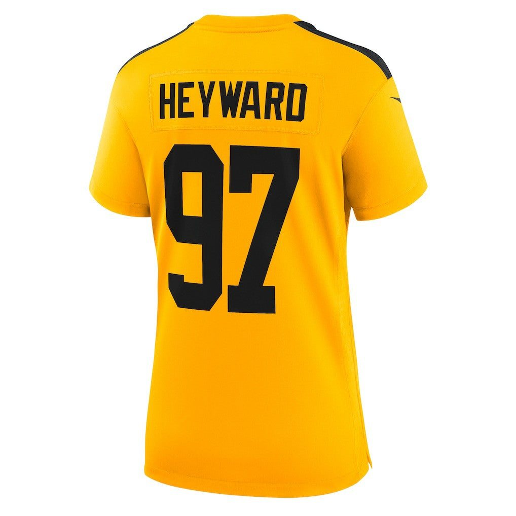Pittsburgh Steelers Nike Cameron Heyward  Women's Alternate 1933 Throwback Game Jersey