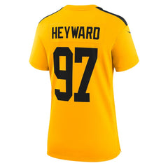 Pittsburgh Steelers Nike Cameron Heyward  Women's Alternate 1933 Throwback Game Jersey