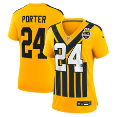 Pittsburgh Steelers Nike Joey Porter Jr.  Women's Alternate 1933 Throwback Game Jersey