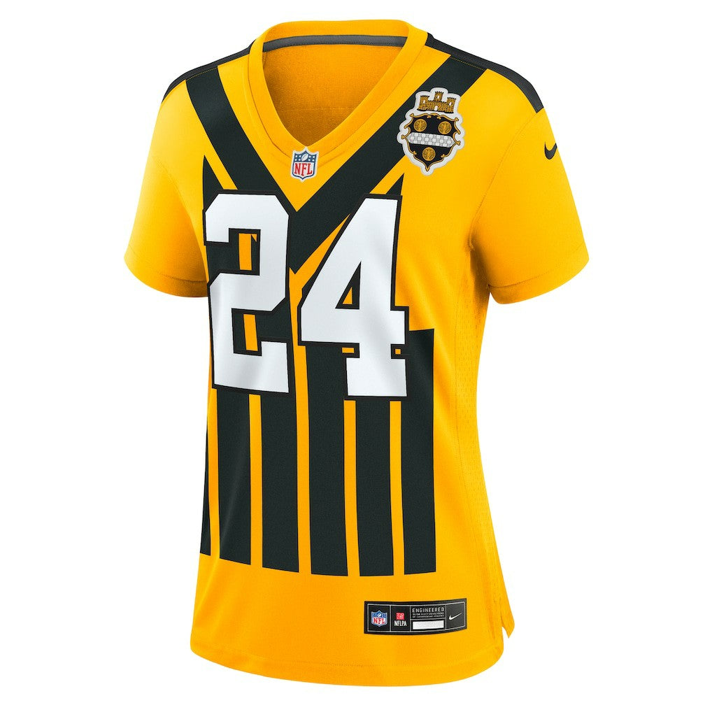 Pittsburgh Steelers Nike Joey Porter Jr.  Women's Alternate 1933 Throwback Game Jersey