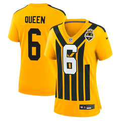 Pittsburgh Steelers Nike Patrick Queen  Women's Alternate 1933 Throwback Game Jersey