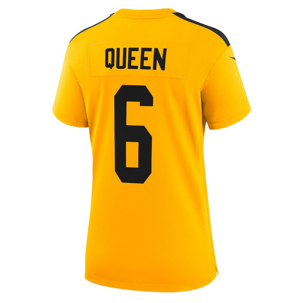 Pittsburgh Steelers Nike Patrick Queen  Women's Alternate 1933 Throwback Game Jersey