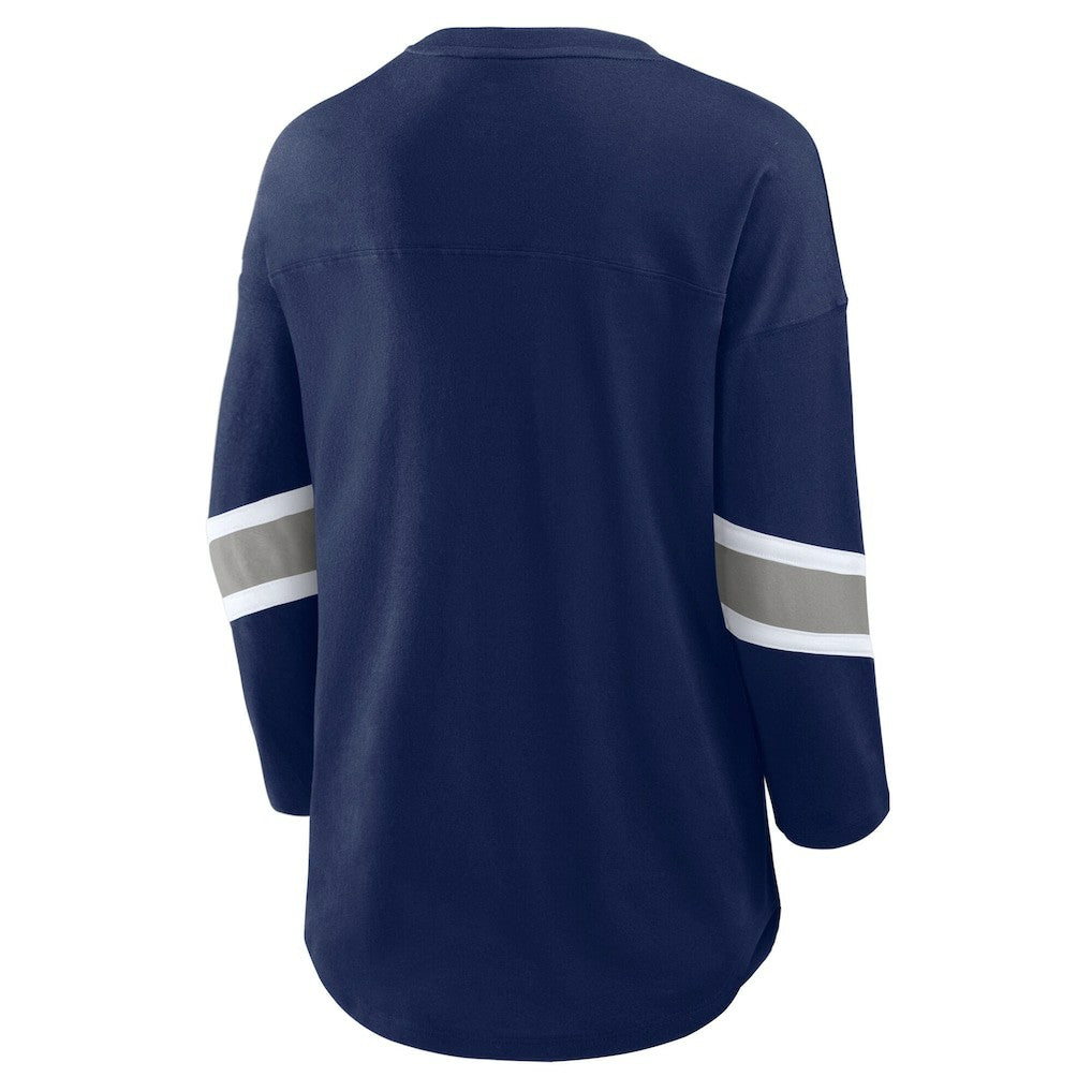Dallas Cowboys Fanatics Women's Redzone Bling 3/4-Sleeve T-Shirt