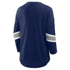 Dallas Cowboys Fanatics Women's Redzone Bling 3/4-Sleeve T-Shirt