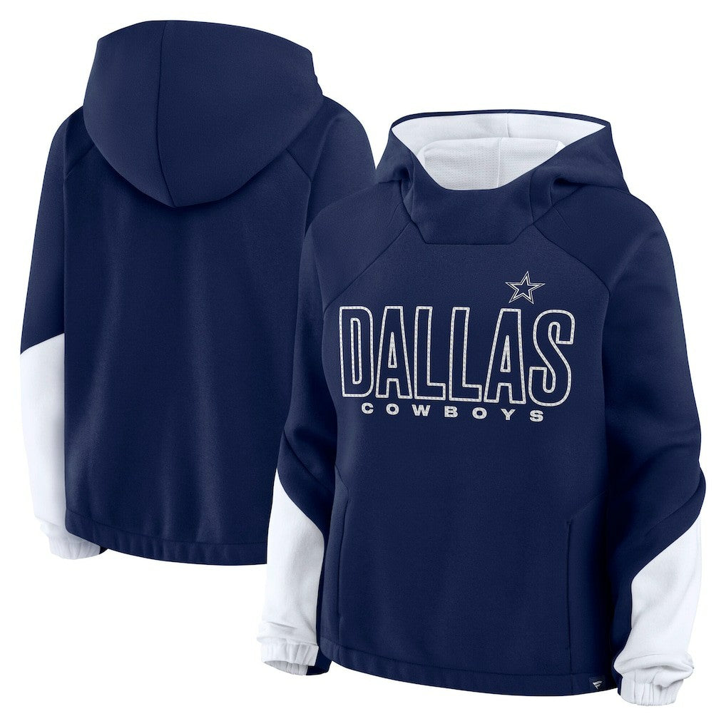 Dallas Cowboys Fanatics Women's Play Clock Bling Hoodie