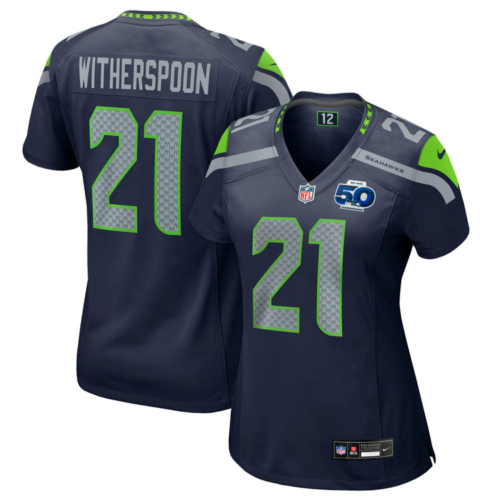 Seattle Seahawks Nike Devon Witherspoon  Women's Team 50th Season Game Jersey