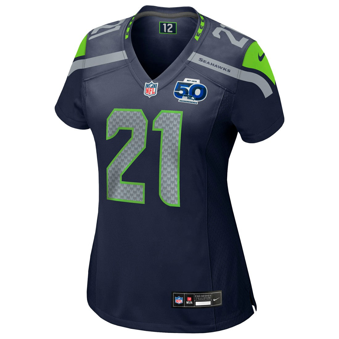 Seattle Seahawks Nike Devon Witherspoon  Women's Team 50th Season Game Jersey