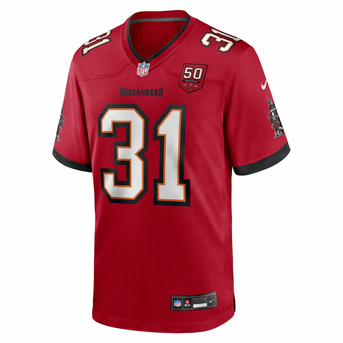 Tampa Bay Buccaneers Nike Antoine Winfield Jr.  50th Season Team Game Jersey