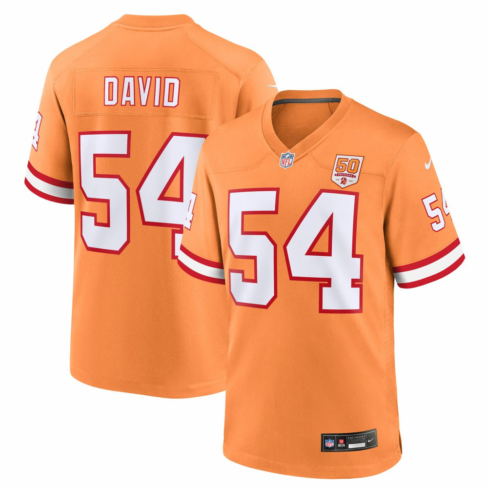 Tampa Bay Buccaneers Nike Lavonte David  50th Season Game Jersey