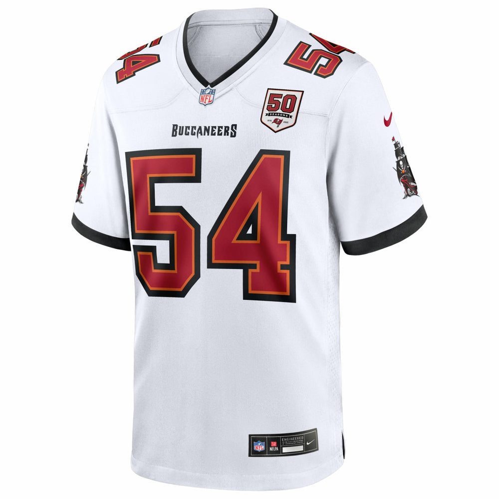 Tampa Bay Buccaneers Nike Lavonte David  50th Season White Game Jersey
