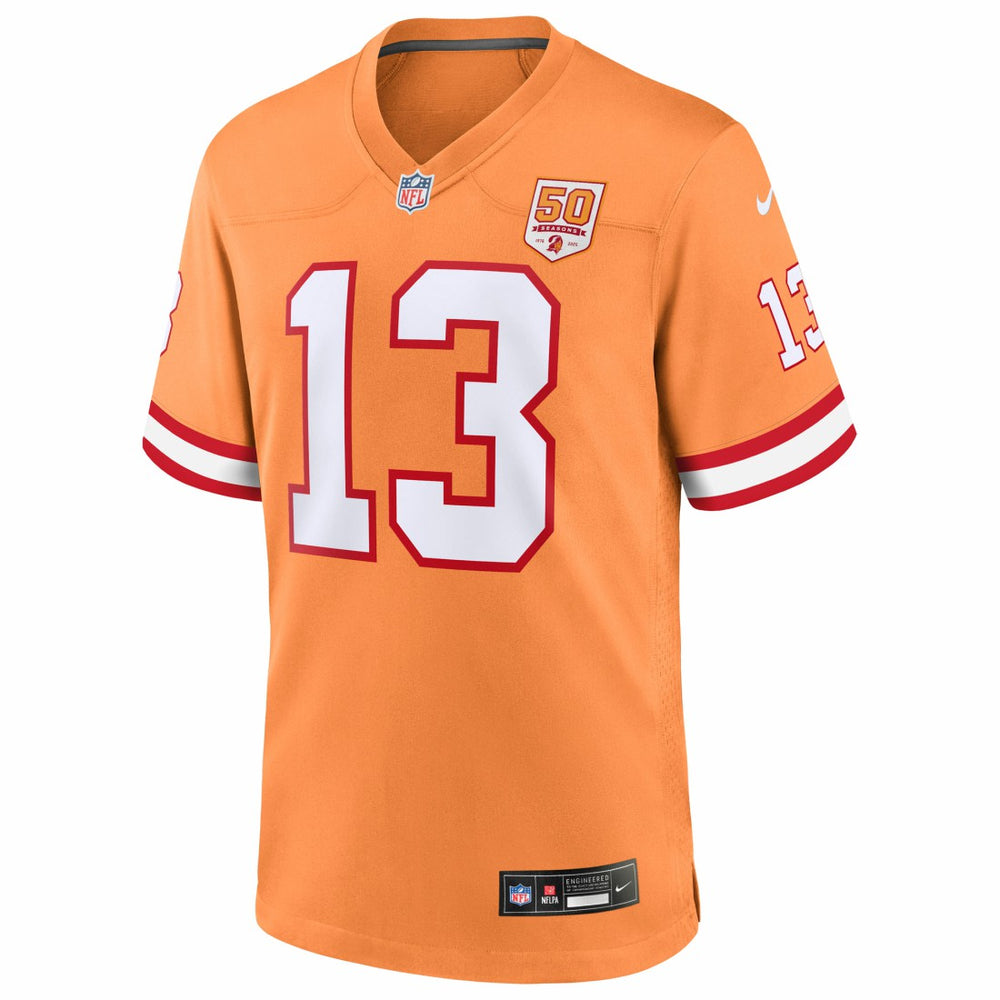 Tampa Bay Buccaneers Nike Mike Evans  50th Season Game Jersey
