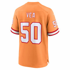 Tampa Bay Buccaneers Nike Vita Vea  50th Season Game Jersey