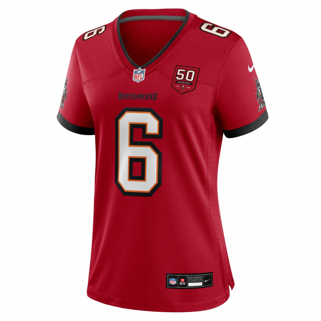 Tampa Bay Buccaneers Nike Baker Mayfield  Women's 50th Season Team Game Jersey