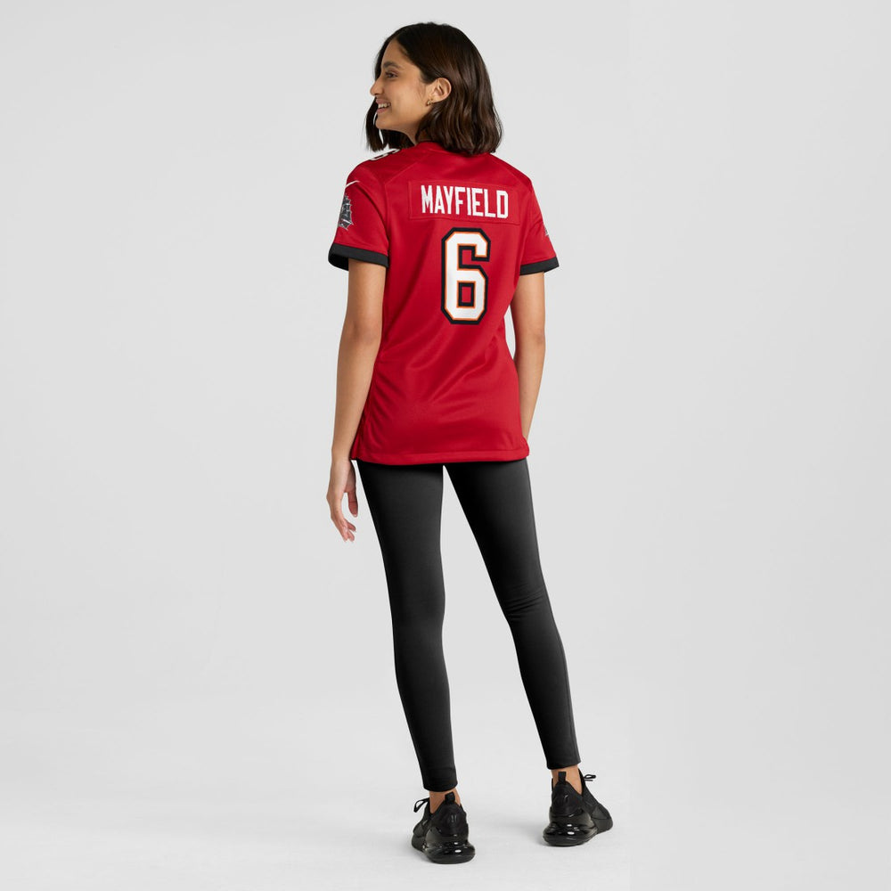 Tampa Bay Buccaneers Nike Baker Mayfield  Women's 50th Season Team Game Jersey