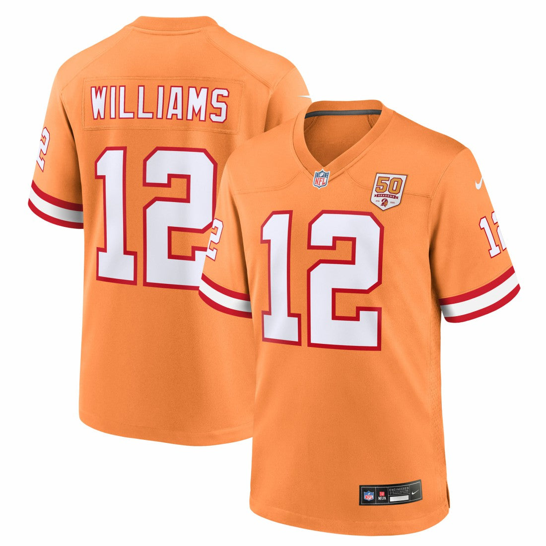 Tampa Bay Buccaneers Nike Doug Williams  50th Season Game Jersey