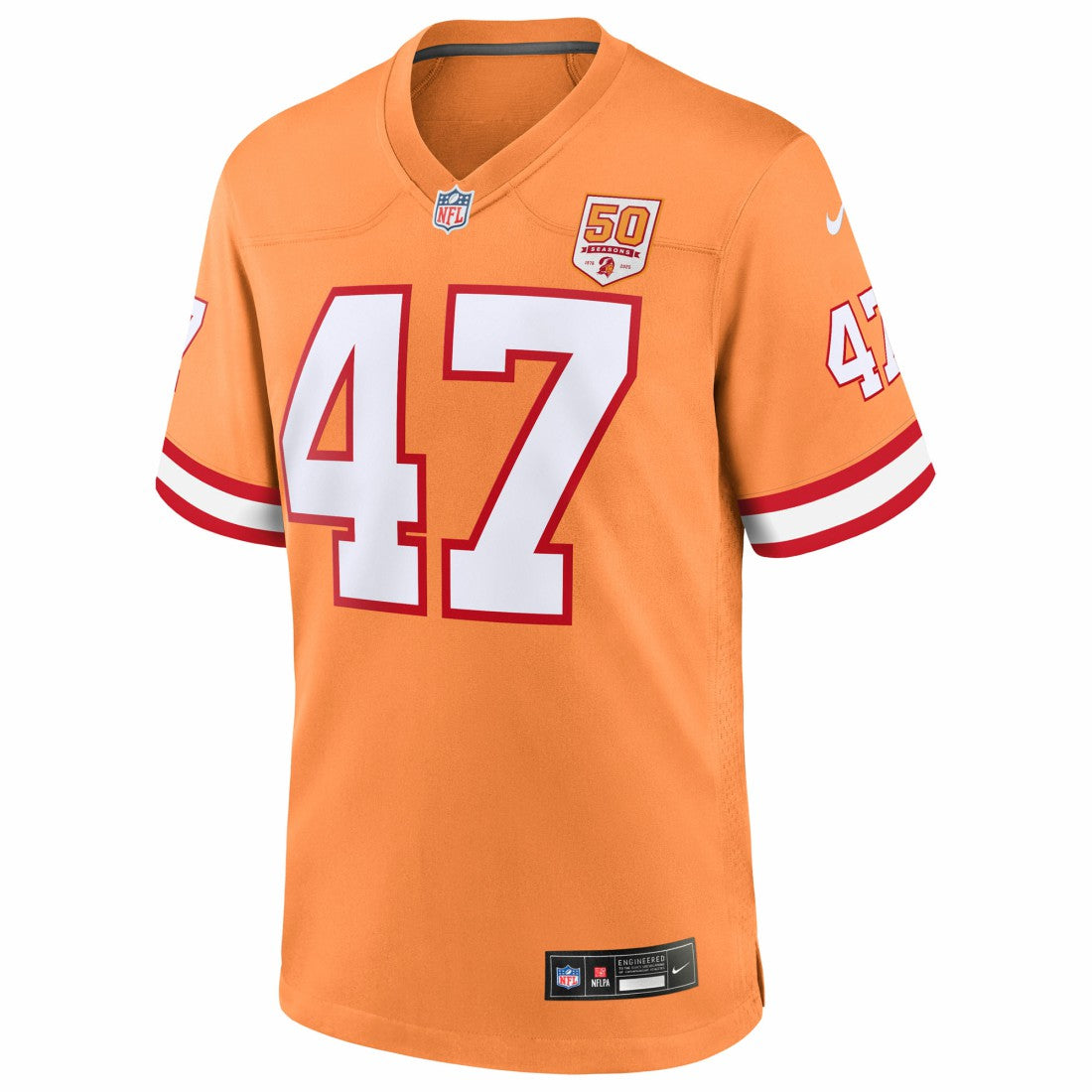 Tampa Bay Buccaneers Nike John Lynch  50th Season Game Jersey