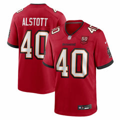 Tampa Bay Buccaneers Nike Mike Alstott  50th Season Team Game Jersey