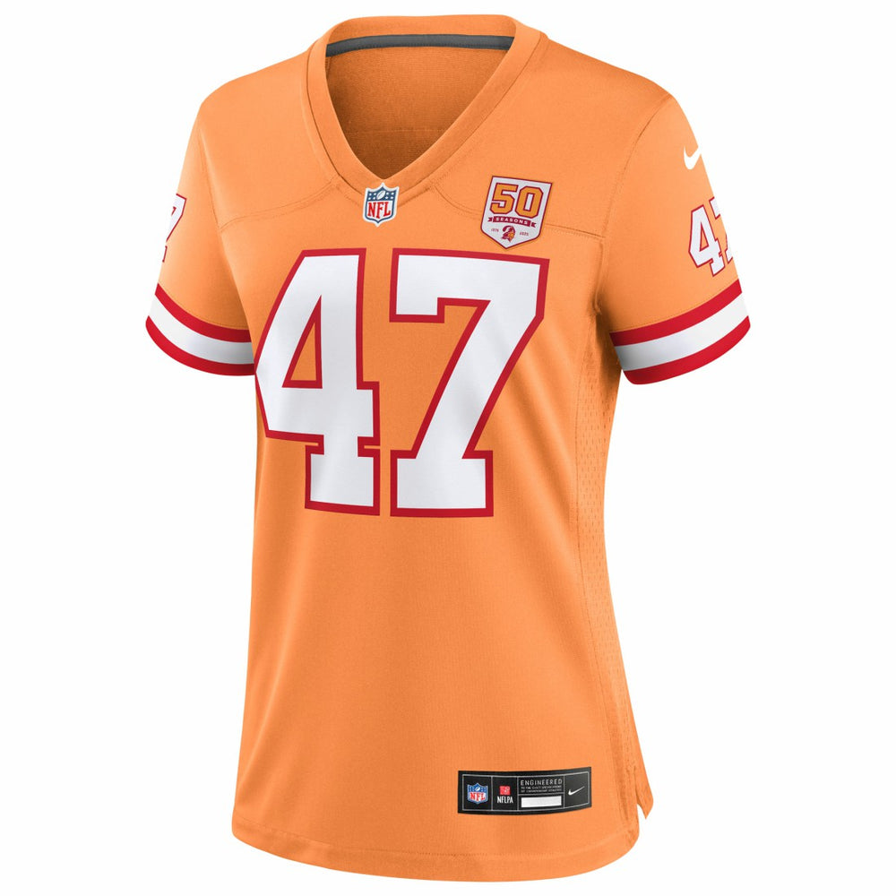 Tampa Bay Buccaneers Nike John Lynch  Women's 50th Season Game Jersey