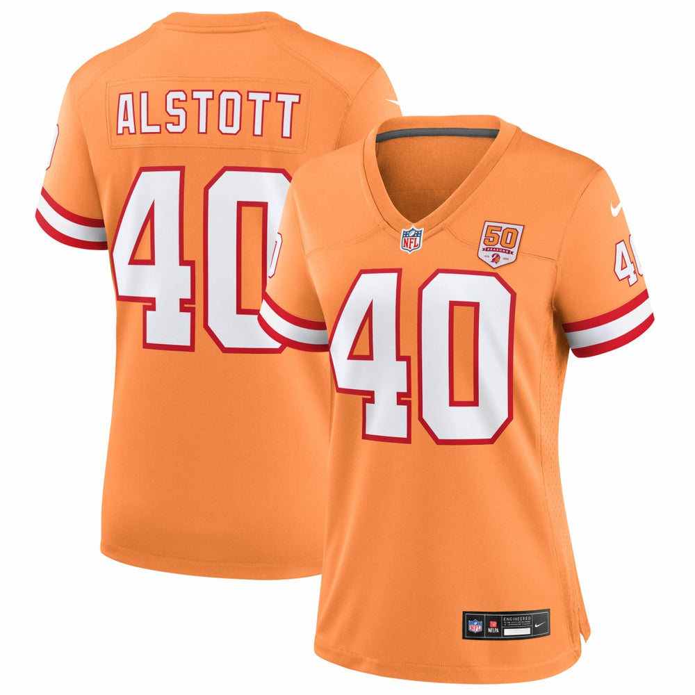Tampa Bay Buccaneers Nike Mike Alstott  Women's 50th Season Game Jersey