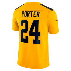 Pittsburgh Steelers Nike Joey Porter Jr.  Alternate 1933 Throwback Vapor F.U.S.E. Limited Jersey