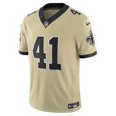 New Orleans Saints Nike Alvin Kamara  Gameday Golds Alternate Vapor F.U.S.E. Limited Jersey