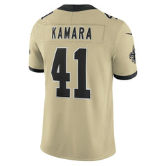 New Orleans Saints Nike Alvin Kamara  Gameday Golds Alternate Vapor F.U.S.E. Limited Jersey