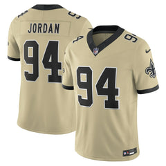 New Orleans Saints Nike Cameron Jordan  Gameday Golds Alternate Vapor F.U.S.E. Limited Jersey