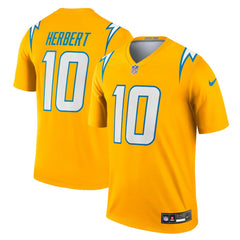 Los Angeles Chargers Nike Justin Herbert  Alternate Charger Power Legend Player Performance Top