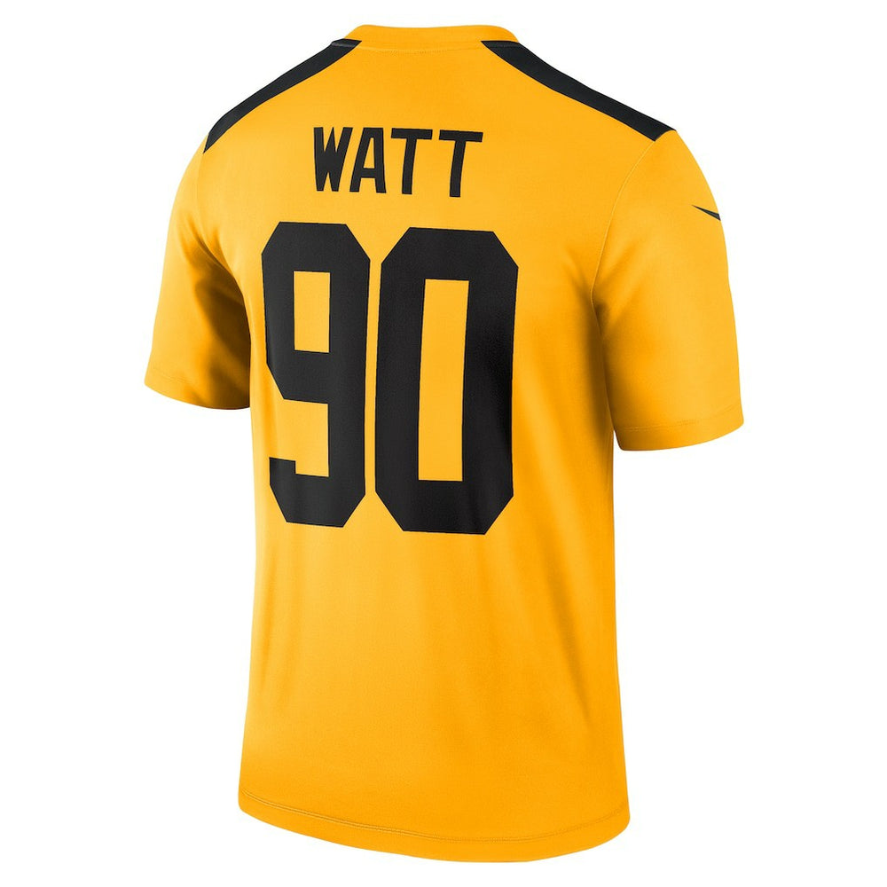 Pittsburgh Steelers Nike T.J. Watt  Alternate 1933 Throwback Legend Player Performance Top