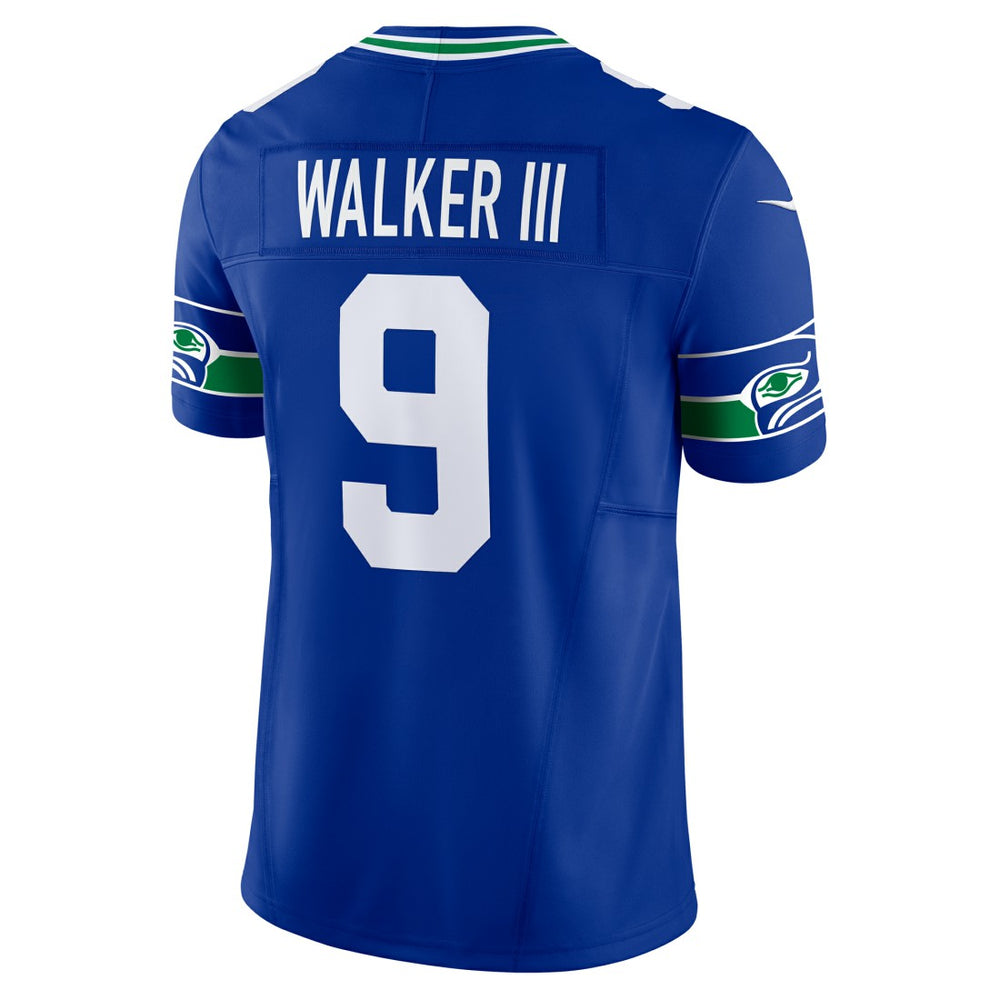 Seattle Seahawks Nike Kenneth Walker III  50th Season Vapor F.U.S.E. Limited Jersey