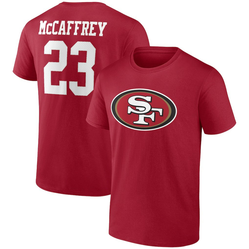 San Francisco 49ers  Christian McCaffrey  Player Icon T-Shirt
